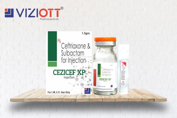 Ceftriaxone 1000 and Mg Sulbactum 500 Mg Injection
