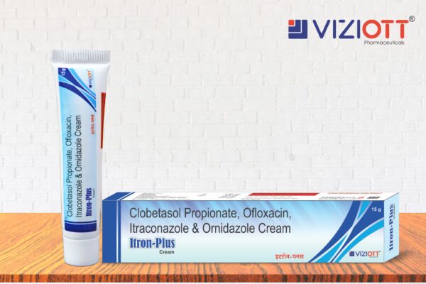 Clobetasol Propionate 0.05% ,Ofloxacin 0.75% ,Itraconazole 1% & Ornidazole 2% Cream